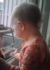 Our first daughter and her buddy almost two years after this story. 